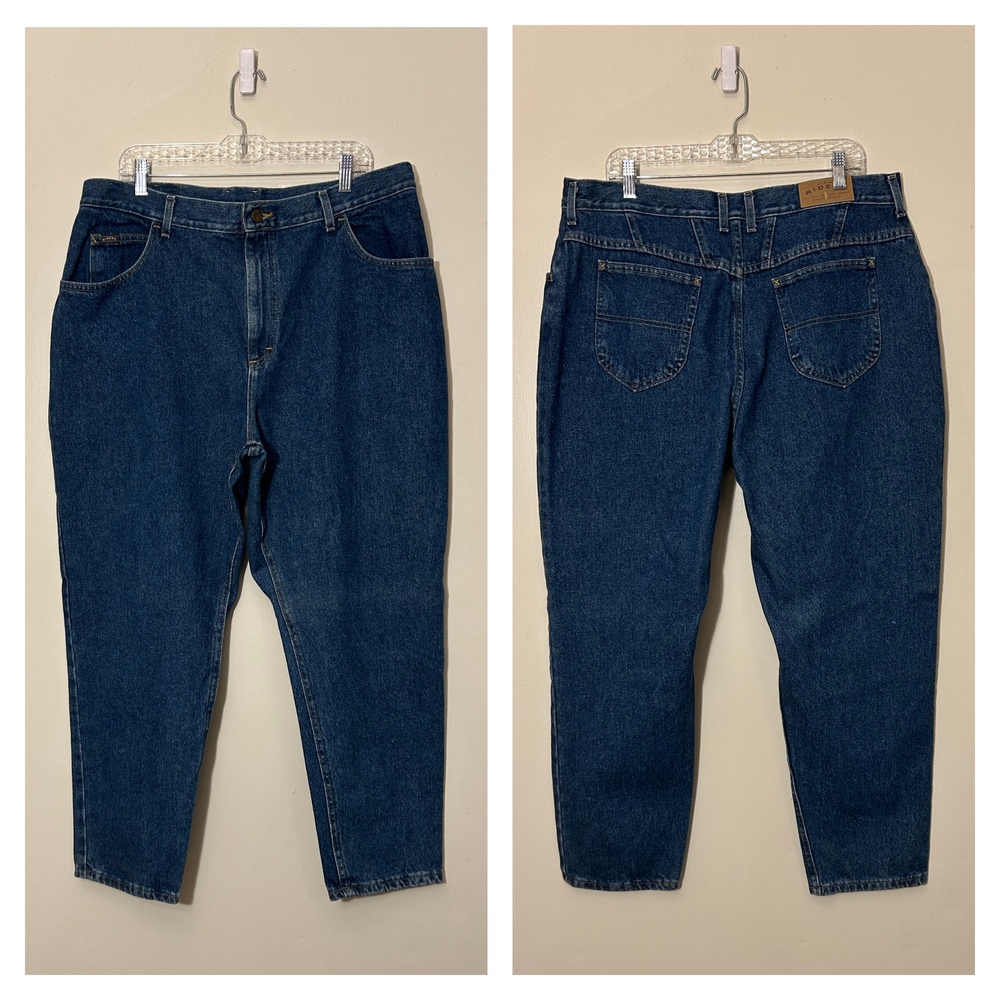 Vintage Lee Riders Jeans Womens Size 20 Petite 39X29 USA Made High Waisted 3005